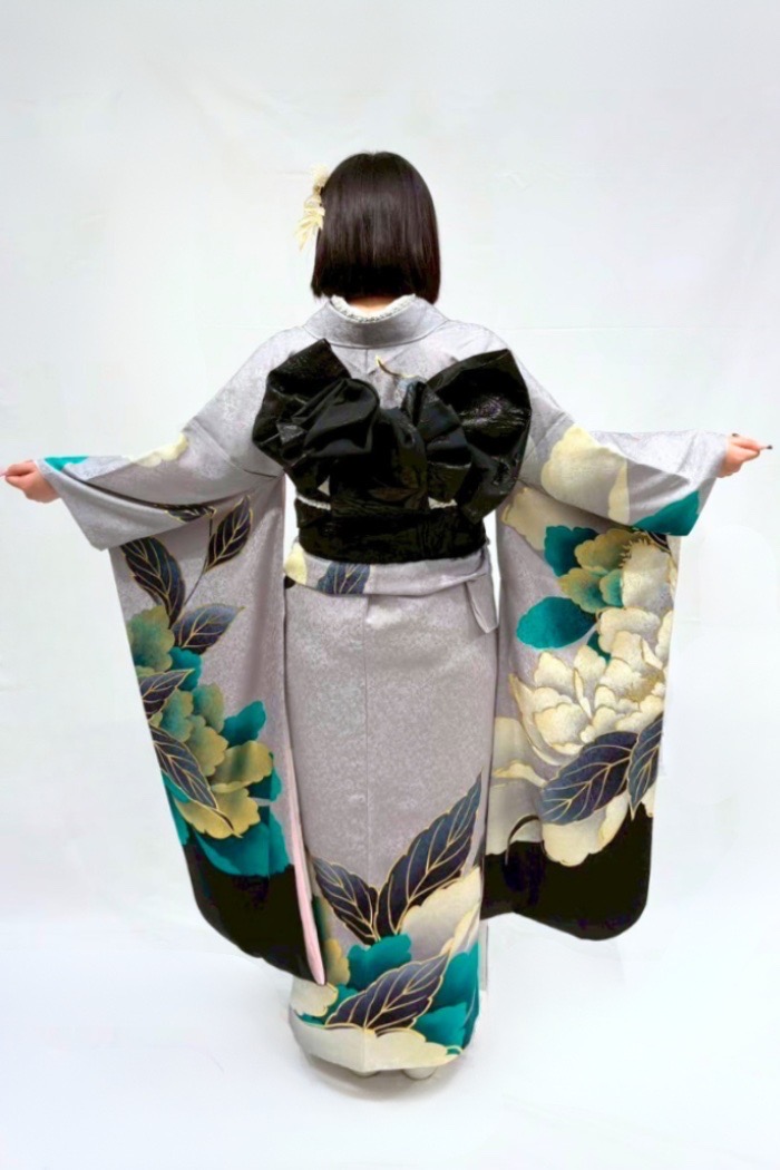 振袖】翡翠の静寂（ひすいのせいじゃく）＜Lサイズ＞